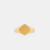Gold Brushed Rhombus Ring