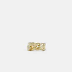 Gold Cuban Link Earring