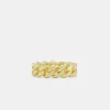 Gold Cuban Link Ring