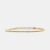 Gold Diamond Cut Bracelet