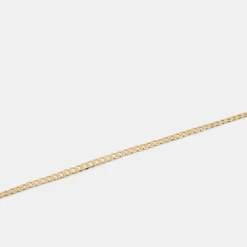 Gold Flat Cuban Chain