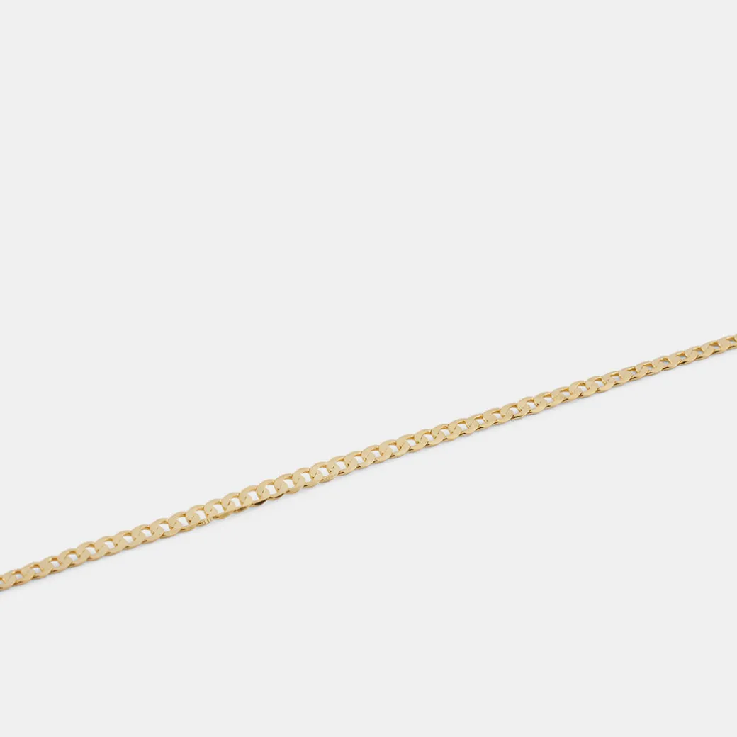 Gold Flat Cuban Chain
