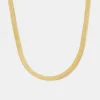 Gold Flat Snake Chain