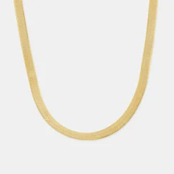 Gold Flat Snake Chain