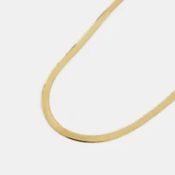 Gold Flat Snake Chain