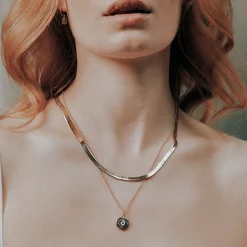Gold Flat Snake Chain
