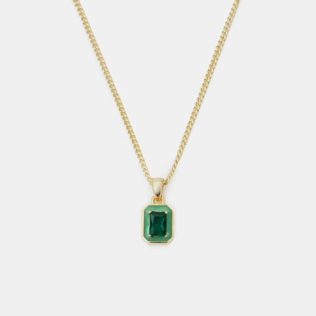 Gold Green Blush Necklace - Limited Edition