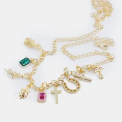 Gold Horseshoe Pendant