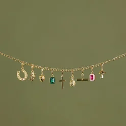 Gold Horseshoe Pendant