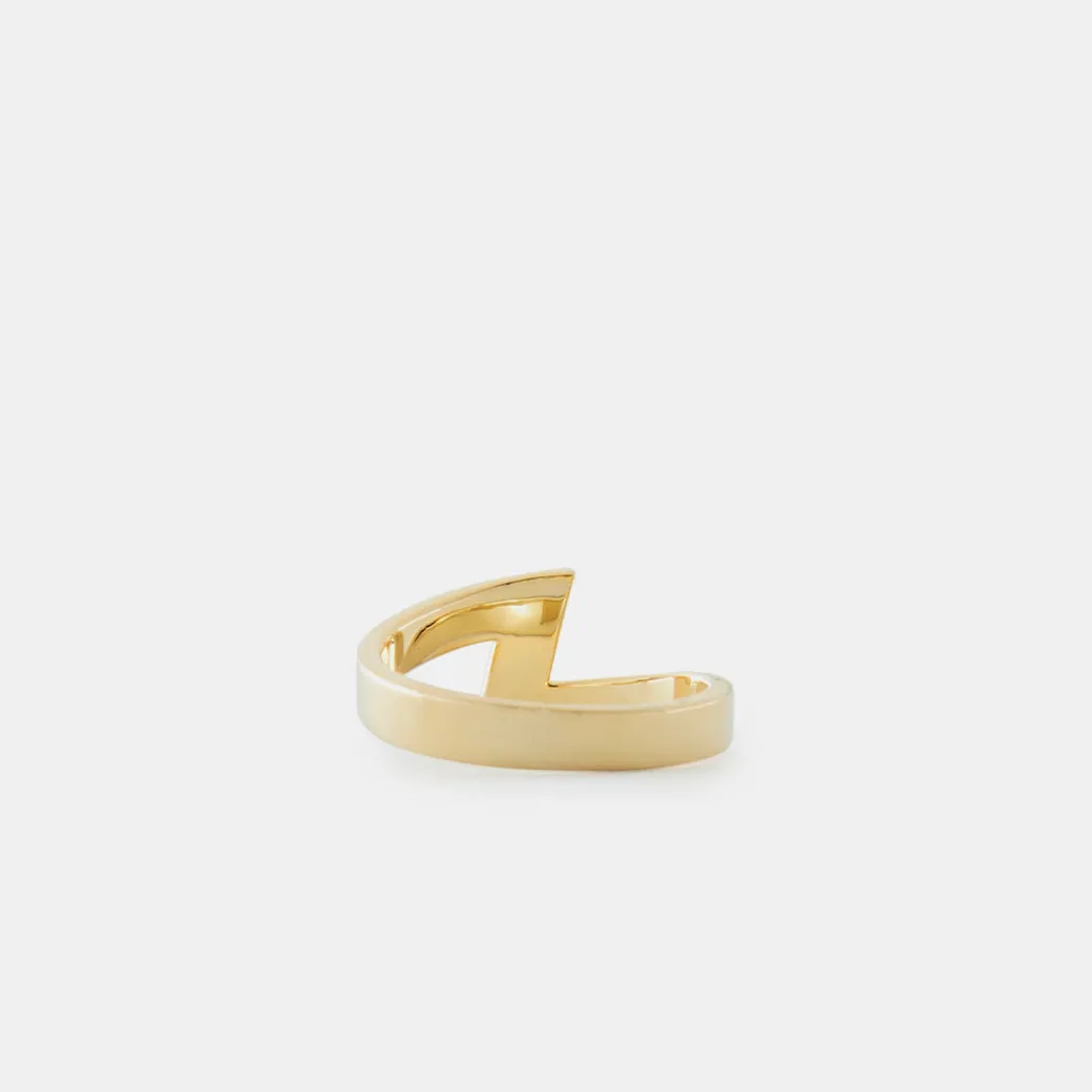 Gold Lightning Bolt Ring