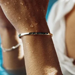 Gold Line Bangle