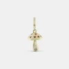 Gold Mushroom Pendant