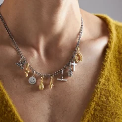 Gold Mushroom Pendant