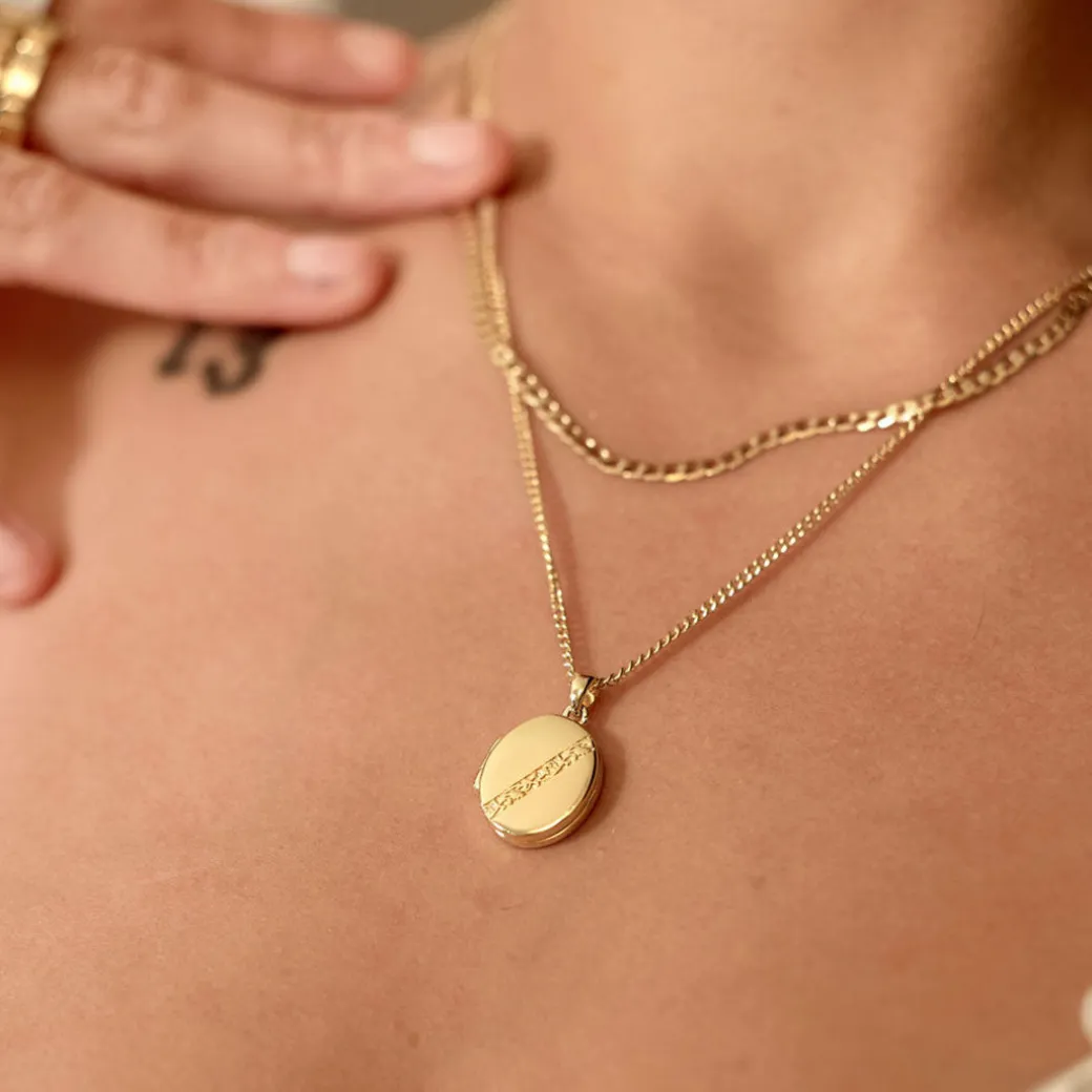 Gold Pergola Locket
