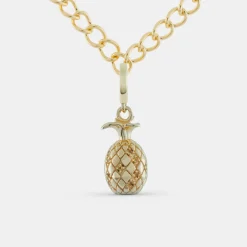 Gold Pineapple Pendant