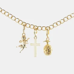 Gold Pineapple Pendant