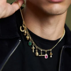 Gold Pineapple Pendant