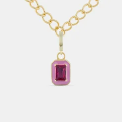 Gold Pink Blush Pendant
