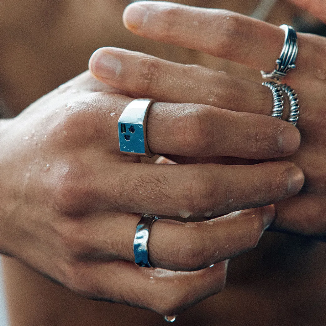 Silver Attrition Ring
