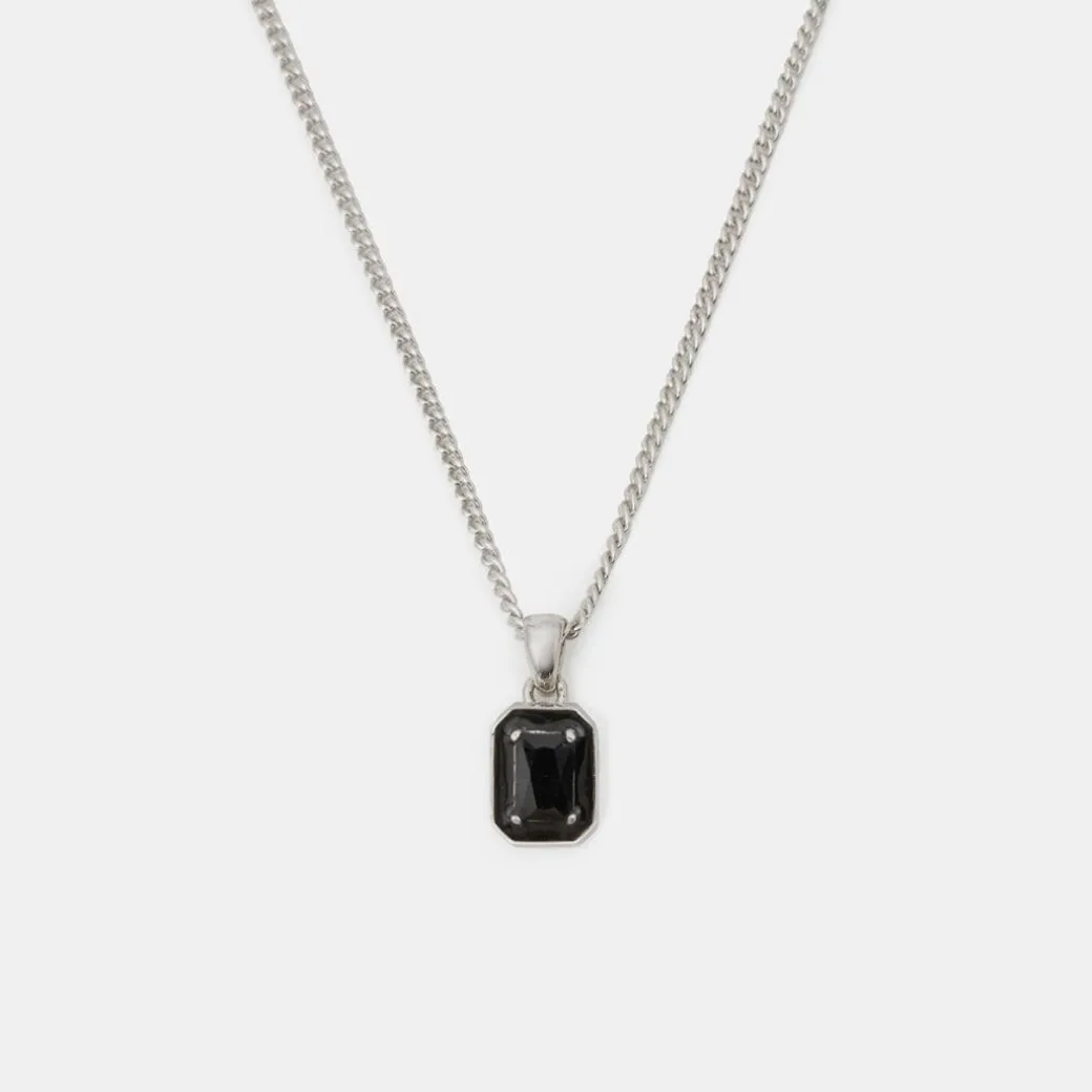 Silver Black Blush Necklace - Limited Edition