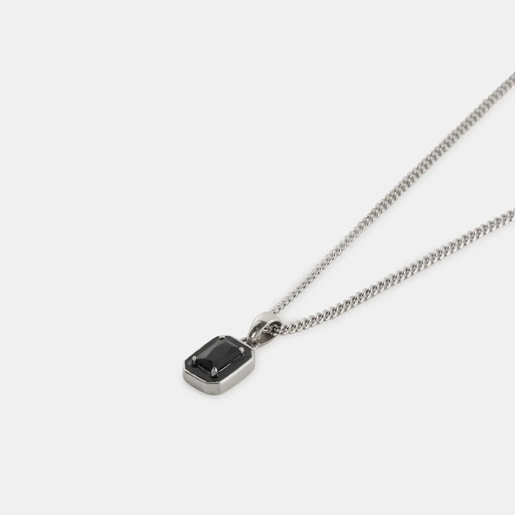 Silver Black Blush Necklace - Limited Edition