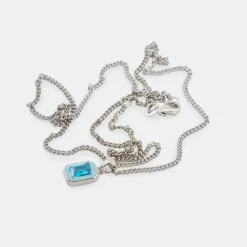 Silver Blue Blush Necklace - Limited Edition