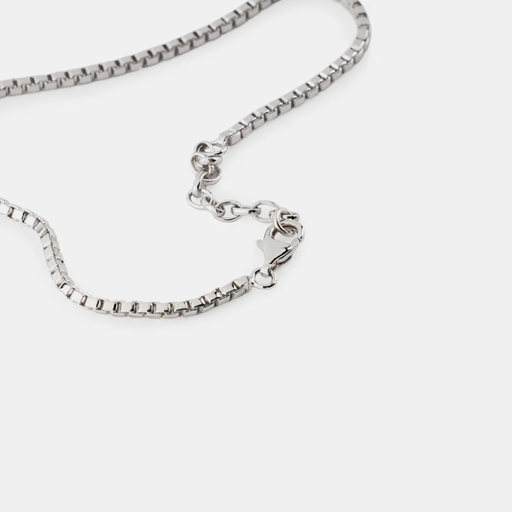 Silver Box Chain Bracelet