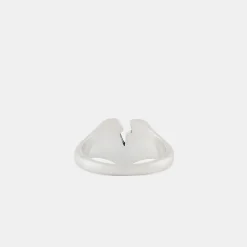 Silver Broken Heart Ring