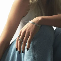 Silver Broken Heart Ring