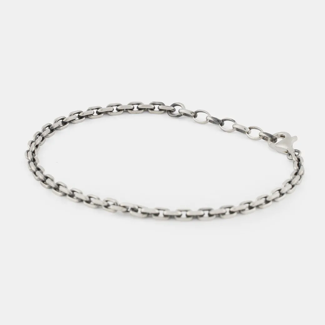 Silver Cable Bracelet