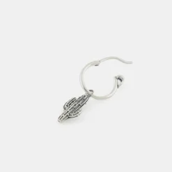 Silver Cactus Earring