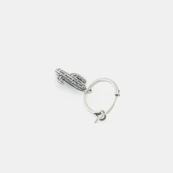 Silver Cactus Earring
