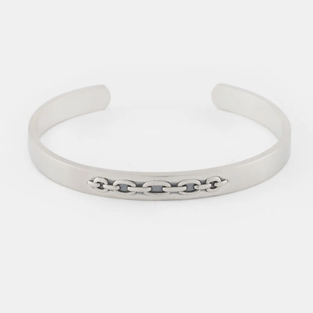 Silver Chain Bangle