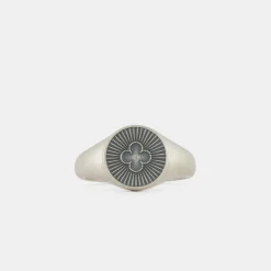 Silver Clover Ring