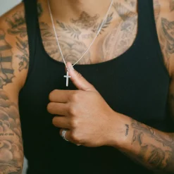 Silver Cross Necklace