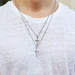 Silver Cross Necklace