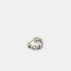 Silver Cuban Link Earring