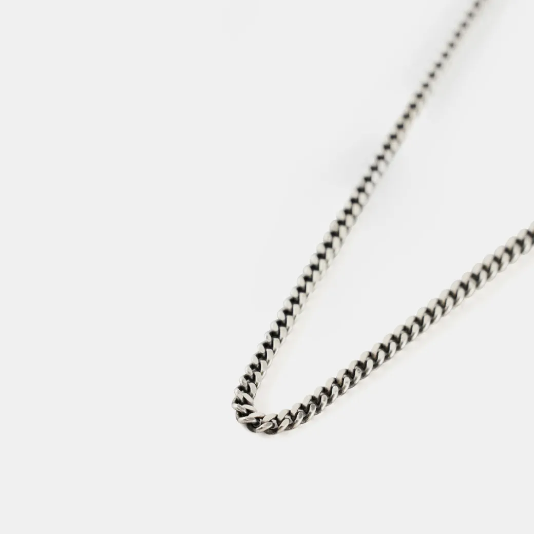 Silver Diamond Cut Chain