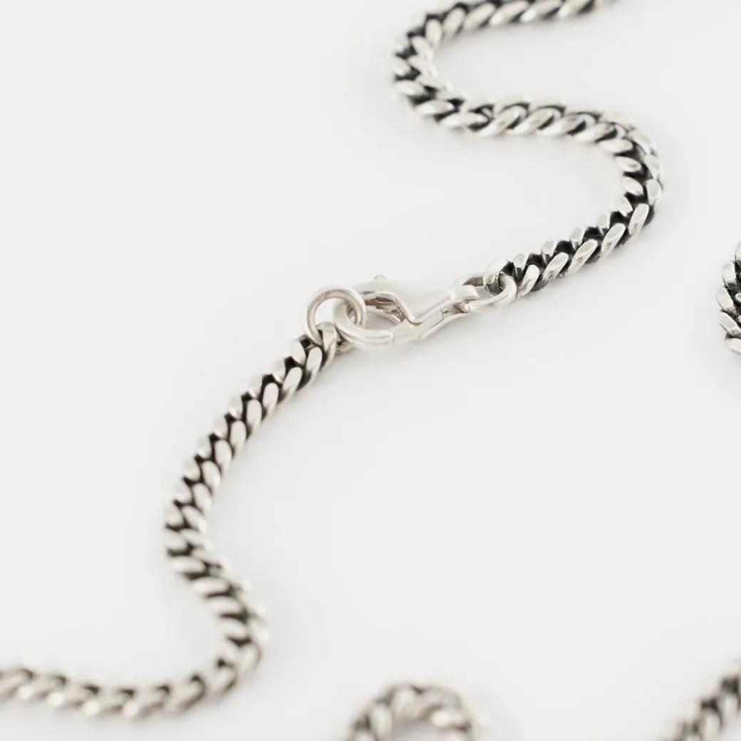Silver Diamond Cut Chain