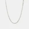Silver Flat Cuban Chain