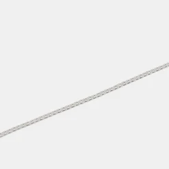 Silver Flat Cuban Chain