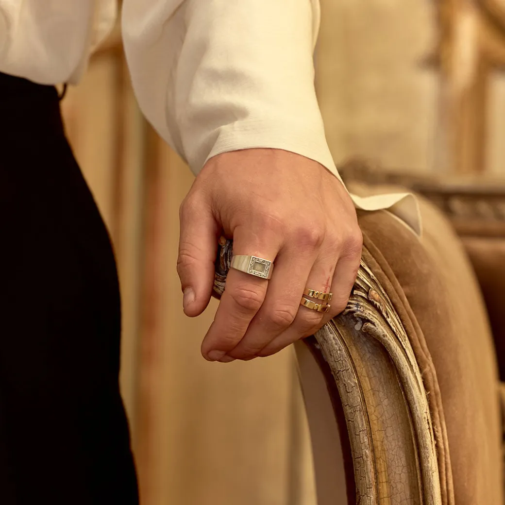 Silver Frame Ring