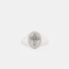 Silver Gothic Cross Ring
