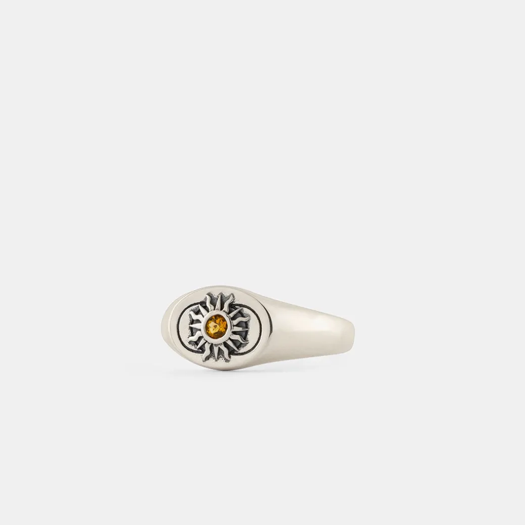 Silver Helios Ring