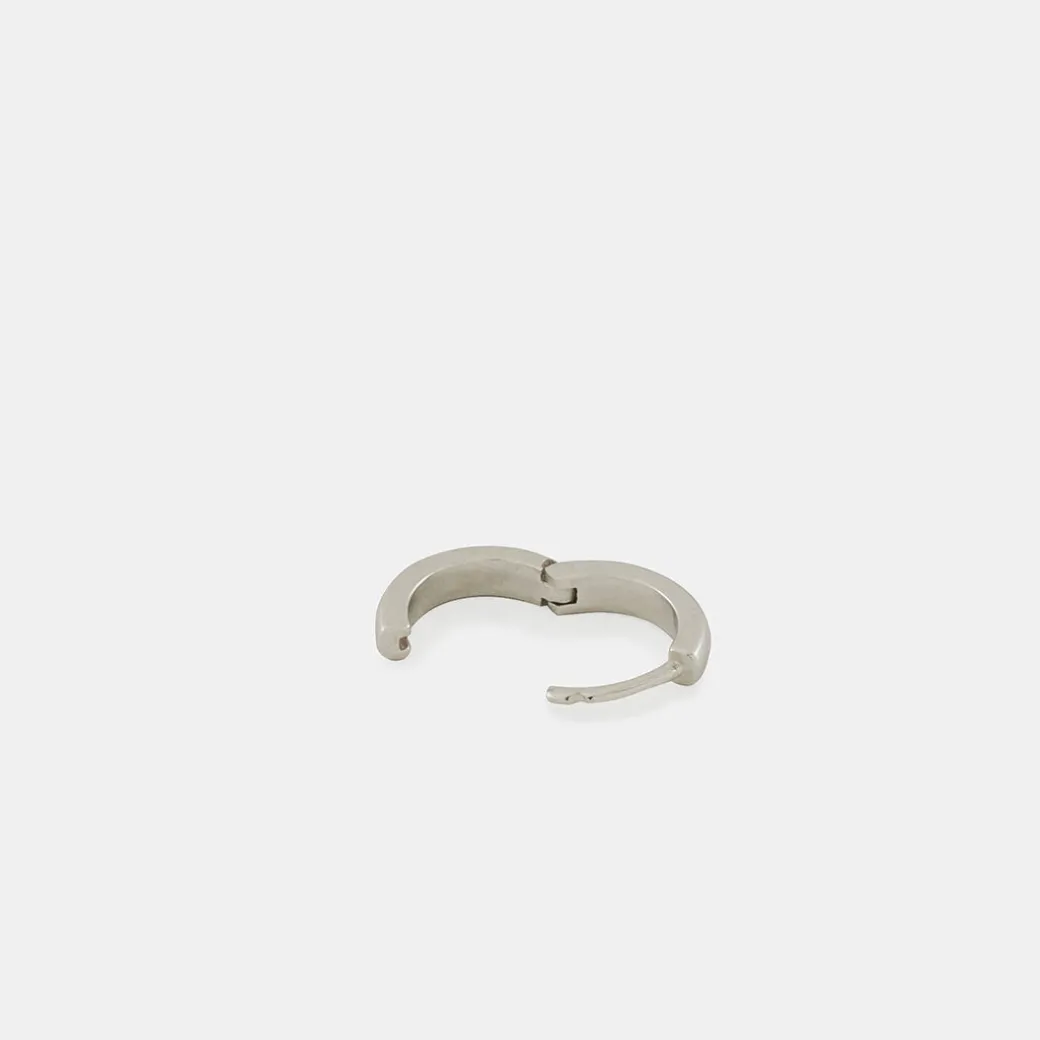 Silver Huggie Earring