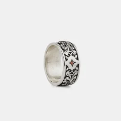 Silver Kabuto Ring