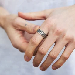 Silver Kabuto Ring