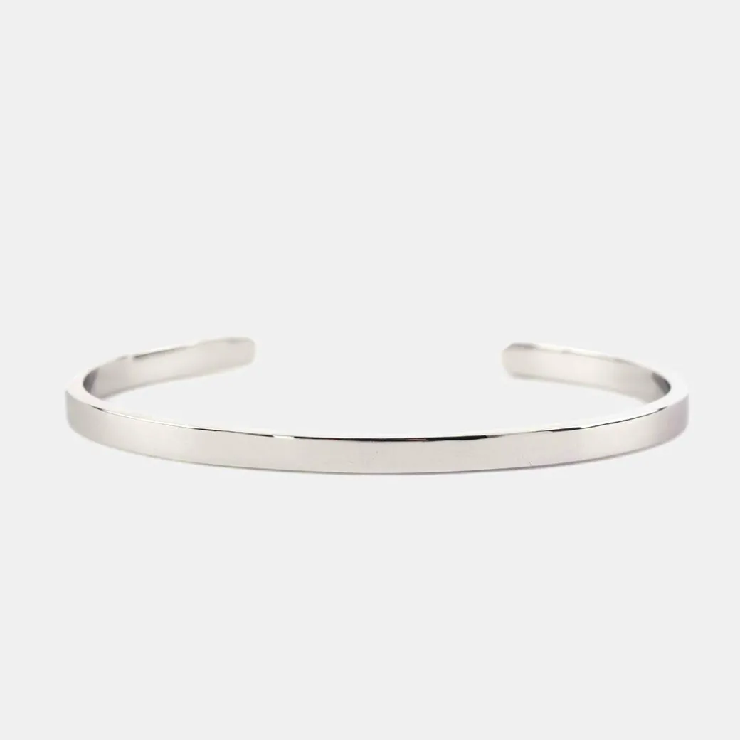Silver Line Bangle