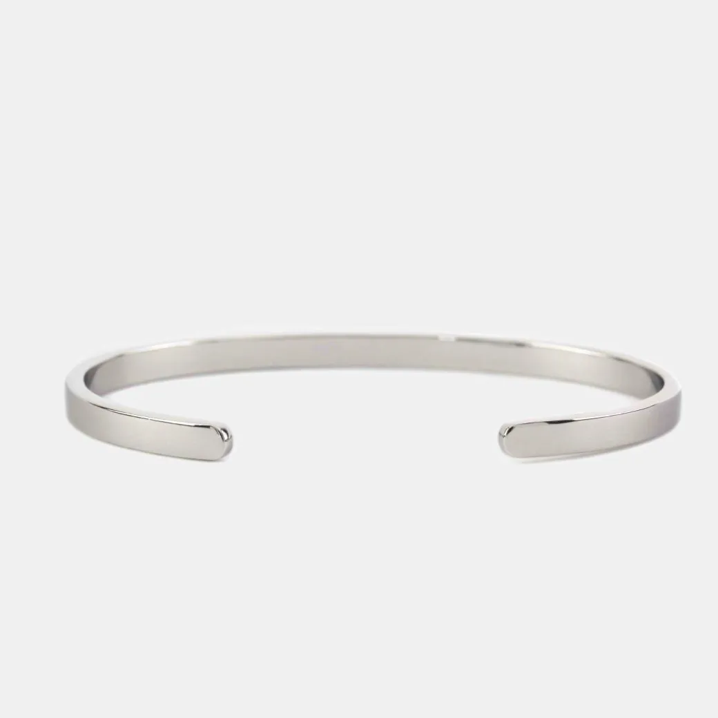 Silver Line Bangle