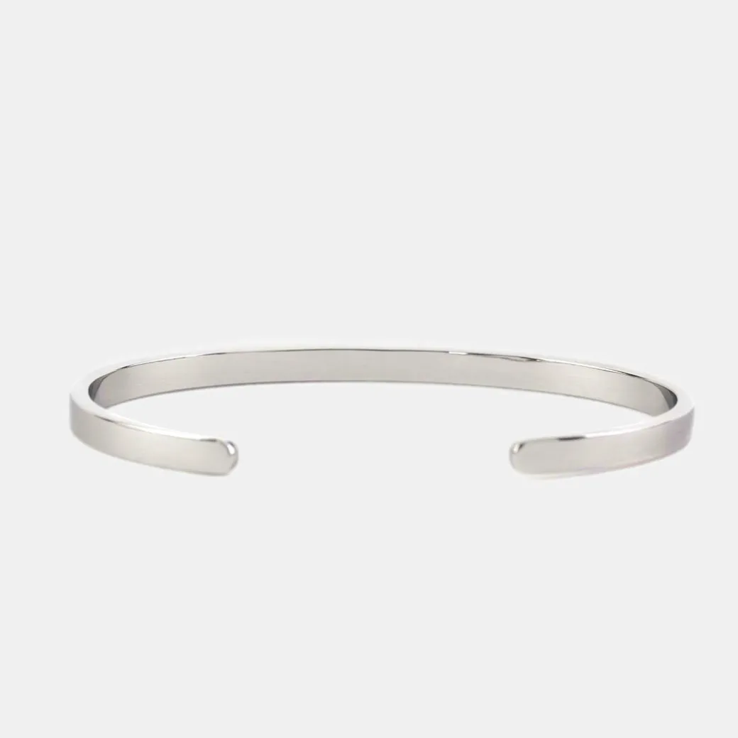Silver Line Bangle
